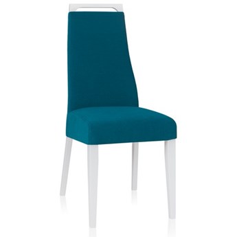 Krzesło tapicerowane LIO na drewnianych nogach - dąb, buk