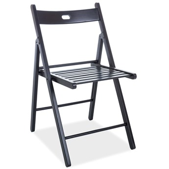 Krzesło składane drewniane SMART II czarne