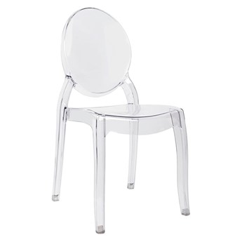 Krzesło przezroczyste ELIZABETH transparentne, poliwęglan