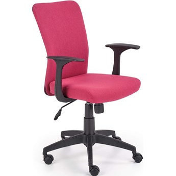Krzesło obrotowe do biurka NODY fotel młodzieżowy różowy