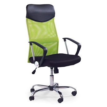 Krzesło biurowe obrotowe siatka VIRE zielony - czarny