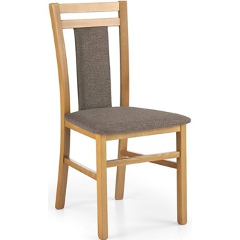 Krzesło drewniane buk kolor olcha HUBERT8 tapicerka 609