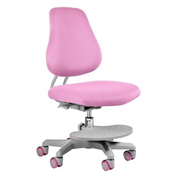 Krzesło obrotowe LILY różowe dziecięce, do biurka