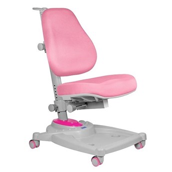 Krzesło obrotowe EDDY różowe dziecięce, do biurka