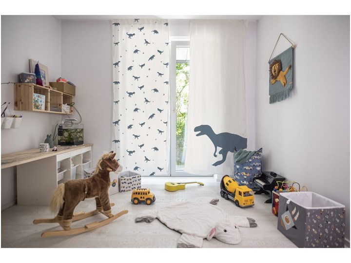 Firanka dziecięca 250x110 cm Dino World - Butter Kings Bawełna Kategoria Firany