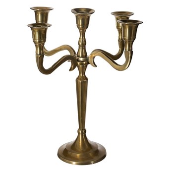 Świecznik metalowy 22 cm