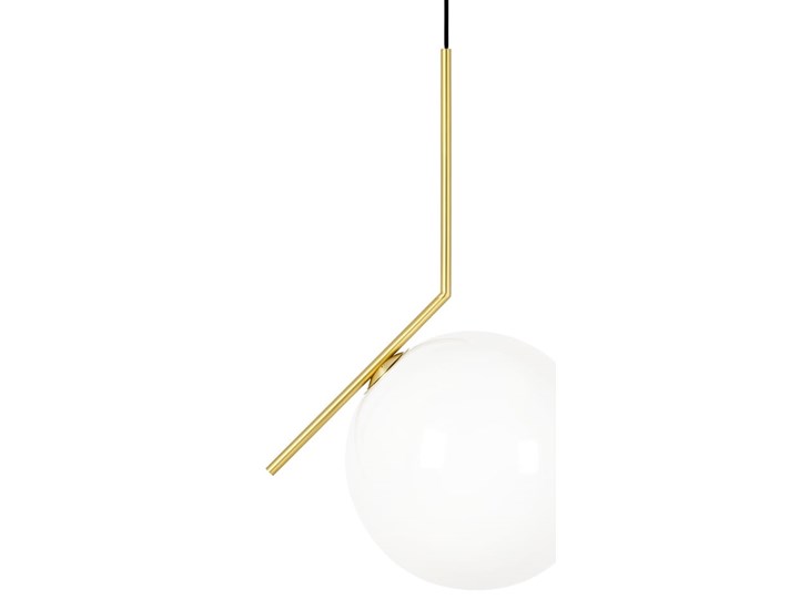 Lampa wisząca HALM 30 - mosiądz, szkło Lampa kula Pomieszczenie Przedpokój Lampa z kloszem Ilość źródeł światła 1 źródło