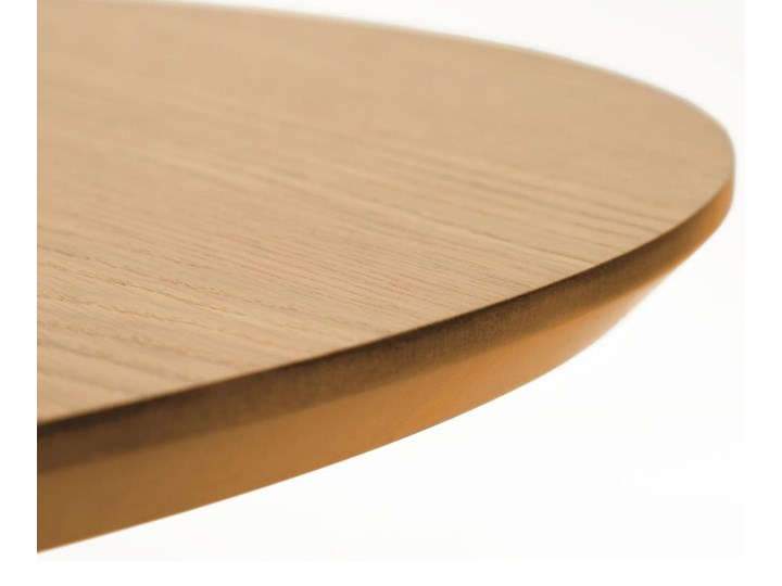 Stół rozkładany owalny MDF w fornirze dębowym i nogi z litego drewna 90-170x74 cm Pomieszczenie Stoły do kuchni Płyta MDF Drewno Zestawy