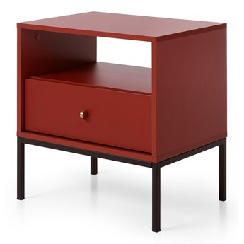 Stolik nocny MONO MS54 Bordowy