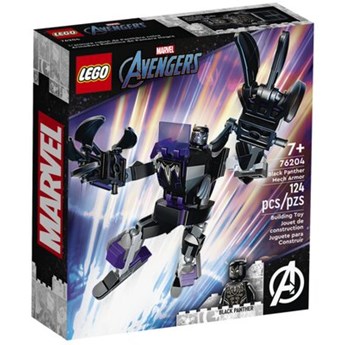 Klocki LEGO Marvel: Mechaniczna zbroja Czarnej Pantery 76204