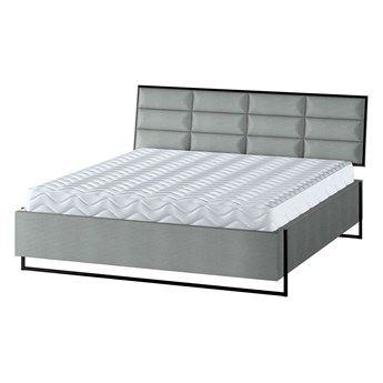 Łóżko Soft Loft, szara mięta - sztruks, 140 cm, Tkaniny tapicerskie - łóżka
