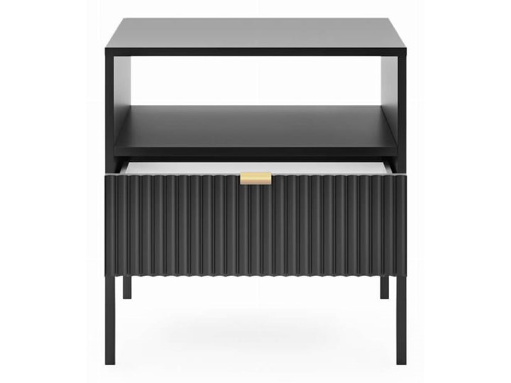 Stolik nocny NOVA S54 Czarny Styl Nowoczesny Wysokość 56 cm Kategoria Stoliki i ławy
