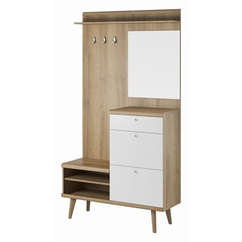 Garderoba PRIMO PG110 dąb riviera / biały