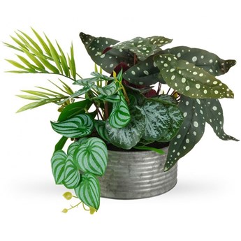 Sztuczna roślina w doniczce kompozycja 28 cm kod: O-569455