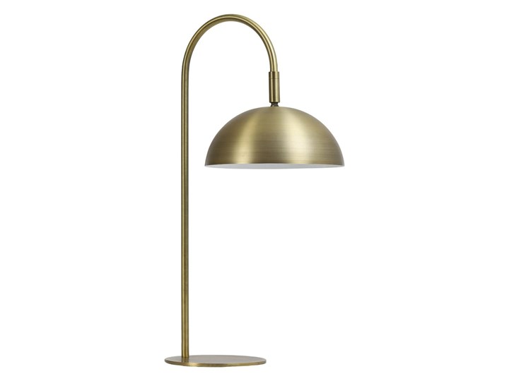 Lampa stołowa Jupiter złota Lampa z kloszem Lampa nocna Kolor Złoty Metal Wysokość 43 cm Styl Glamour