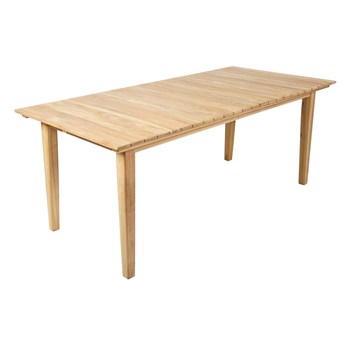 SELSEY Stół ogrodowy Raryle 200x90 cm z drewna tekowego