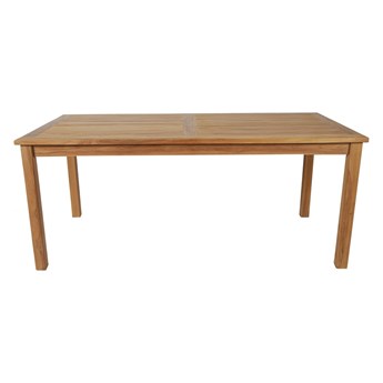 SELSEY Stół ogrodowy Broakly 150x90 cm z drewna tekowego