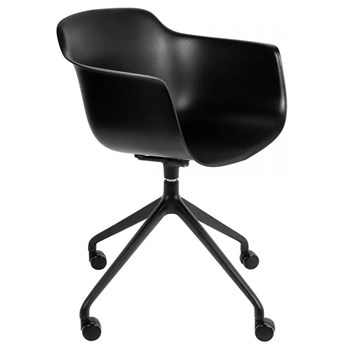 Krzesło obrotowe CONE czarne na kółkach