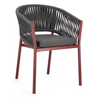 Krzesło ogrodowe Florencia Red