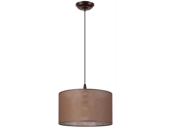Żyrandol na lince NOEL 1xE27/60W/230V brąz Lampa z abażurem Metal Tkanina Kategoria Lampy wiszące