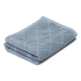Ręcznik SAMINE z marokańską koniczyną niebieski 70x130 cm - Homla