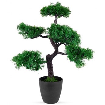 Sztuczne drzewko bonsai w doniczce dekoracyjne 49 cm kod: O-569446-W3