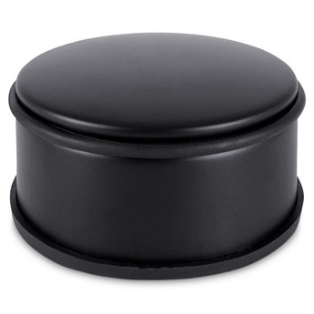 Stoper do drzwi metalowy ciężki czarny 11 cm kod: O-569538
