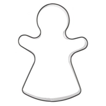 Wykrawacz cukierniczy stalowy / foremka do ciastek pierników lalka 6,8 cm kod: O-127443