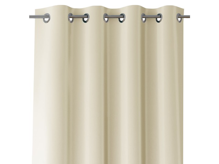 Zasłona OXFORD na przelotkach beżowy 140x250 cm - Homla Zasłona zaciemniająca Kategoria Zasłony