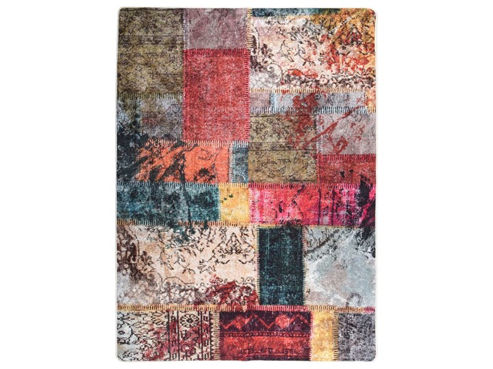 vidaXL Dywan z możliwością prania, patchwork, 120x180 cm, kolorowy