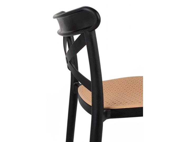 Krzesło barowe, hoker COUNTRY czarne z tworzywa Szerokość 53 cm Tworzywo sztuczne Głębokość 53 cm Kolor Beżowy Wysokość 103 cm Rodzaj(n) Hokery