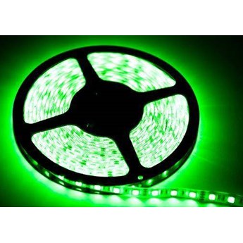 Taśma LED zielona 2,5m 60LED, 12W ; 4,8W/m. IP20 - cena za 2,5m