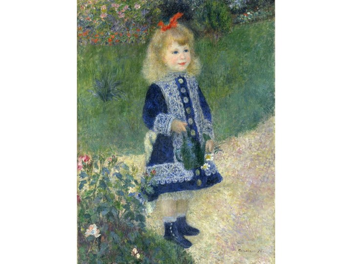 Reprodukcja obrazu Auguste’a Renoira - A Girl with a Watering Can, 30x40 cm Szerokość 30 cm Wzór Pojazdy