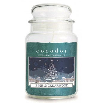 świeca zapachowa 550g christmas pine&amp;cedarwood pca30462 kod: PCA30462