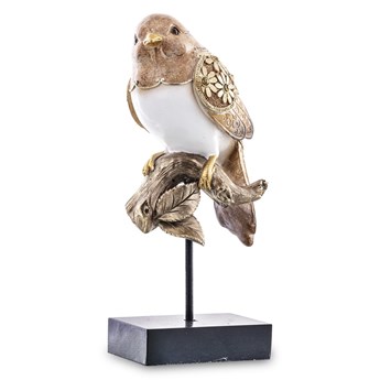 PTASZEK figurka na stojaku ptak na gałęzi, wys. 25 cm