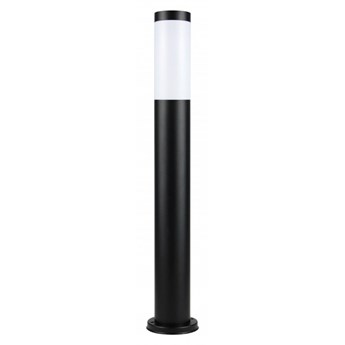 INOX BLACK lampa stojąca 1 x 40W E27 słupek ogrodowy metalowy czarny nowoczesny design SUMA ST 022-650 BL