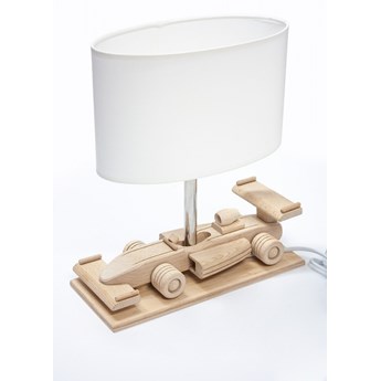 WYŚCIGÓWKA lampka stołowa lampka nocna 1 x 60W E27 drewniana dziecięca HELLUX 4112309