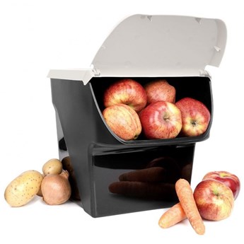 Pojemnik na warzywa owoce cebulę ziemniaki czosnek do przechowywania 13 l kod: O-730510-P