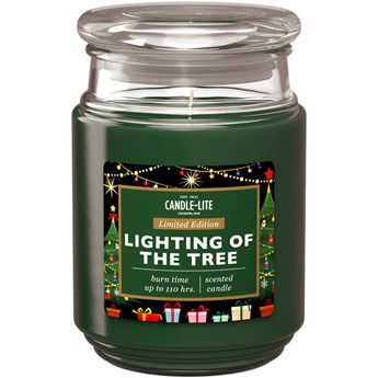 Candle-lite Everyday duża świeca zapachowa w szklanym słoju 18 oz 510 g - Lighting Of The Tree