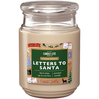 Candle-lite Everyday duża świeca zapachowa w szklanym słoju 18 oz 510 g - Letters To Santa