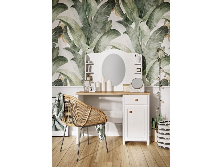 Stolik nocny STORY SO-07 biały / dąb nash Kategoria Szafki nocne Wysokość 51 cm Drewno Płyta laminowana Głębokość 42 cm Szerokość 45 cm Płyta MDF Płyta meblowa Styl Nowoczesny