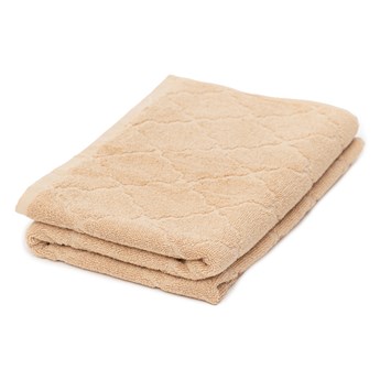 Ręcznik SAMINE z marokańską koniczyną beżowy 70x130 cm - Homla