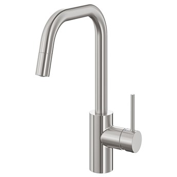 IKEA ÄLMAREN Bateria z wysuw wylotem wody, stalowy, Wysokość: 36 cm