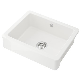 IKEA HAVSEN Zlew z widocznym frontem, biały, 62x48 cm