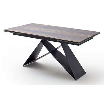 SELSEY Stół do jadalni Hootion rozkładany 160x240x90 cm ciemne drewno