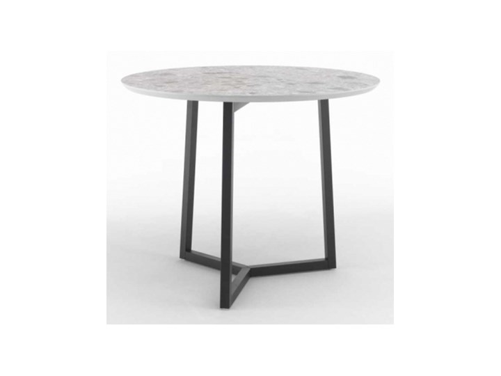 Astyle okrągły stół do kuchni, jadalni, salonu Wysokość 75 cm Płyta MDF Ceramika Drewno Kategoria Stoły kuchenne