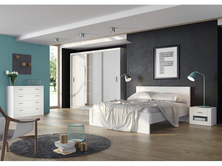 Stolik nocny IDEA ID-07 czarny Płyta MDF Płyta laminowana Głębokość 42 cm Wysokość 40 cm Szerokość 50 cm Płyta meblowa Kategoria Szafki nocne