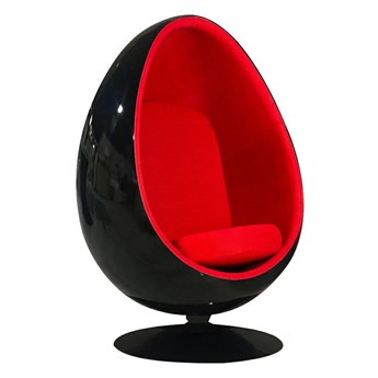 Fotel Ovalia czarny - insp. Ovalia Egg