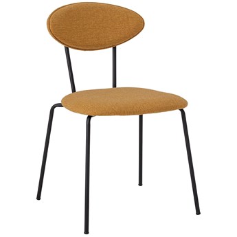 Krzesło Mason 50x81 cm żółte - nogi czarne