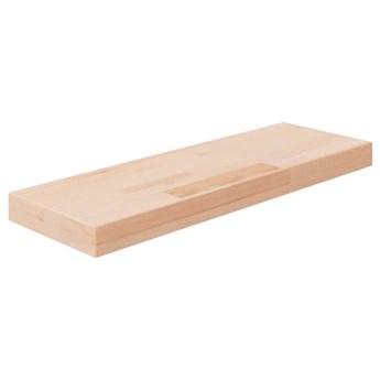vidaXL Półka, 60x20x4 cm, surowe lite drewno dębowe